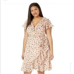 Betsy Johnson Wrap Floral Dress